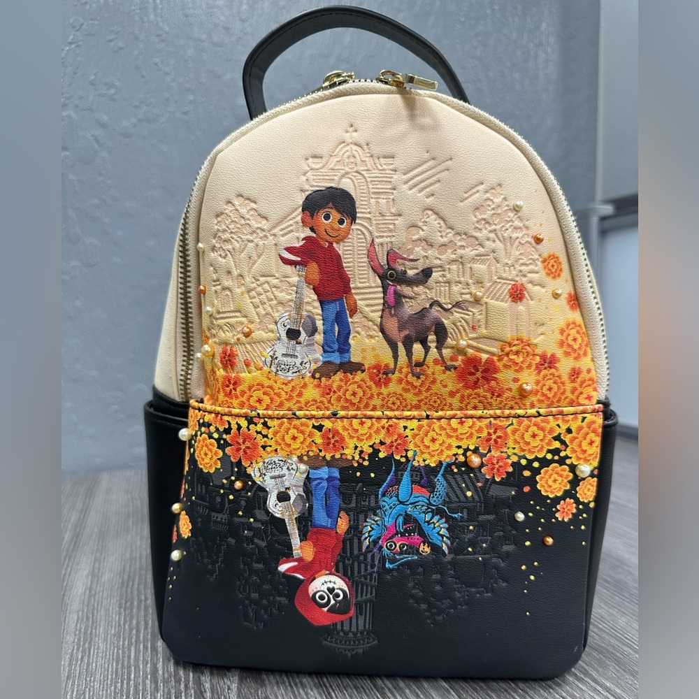 Loungefly Coco Backpack – Miguel in Living & Land of the Dead